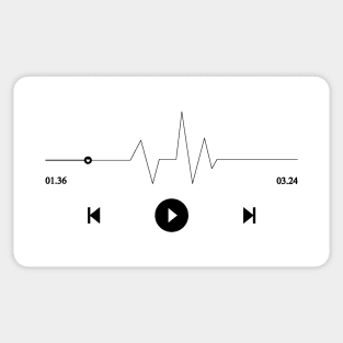 MUSIC ECG Sticker